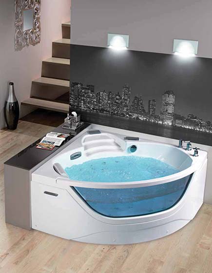 Baignoire balneo GRANDFORM Saphir