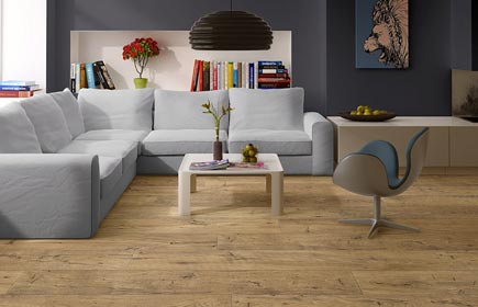 Aperçu Châtaignier Naturel Planches parquet stratifiés chez Kahrs