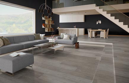 Aperçu Chêne Vieilli Gris parquet stratifiés chez Kahrs